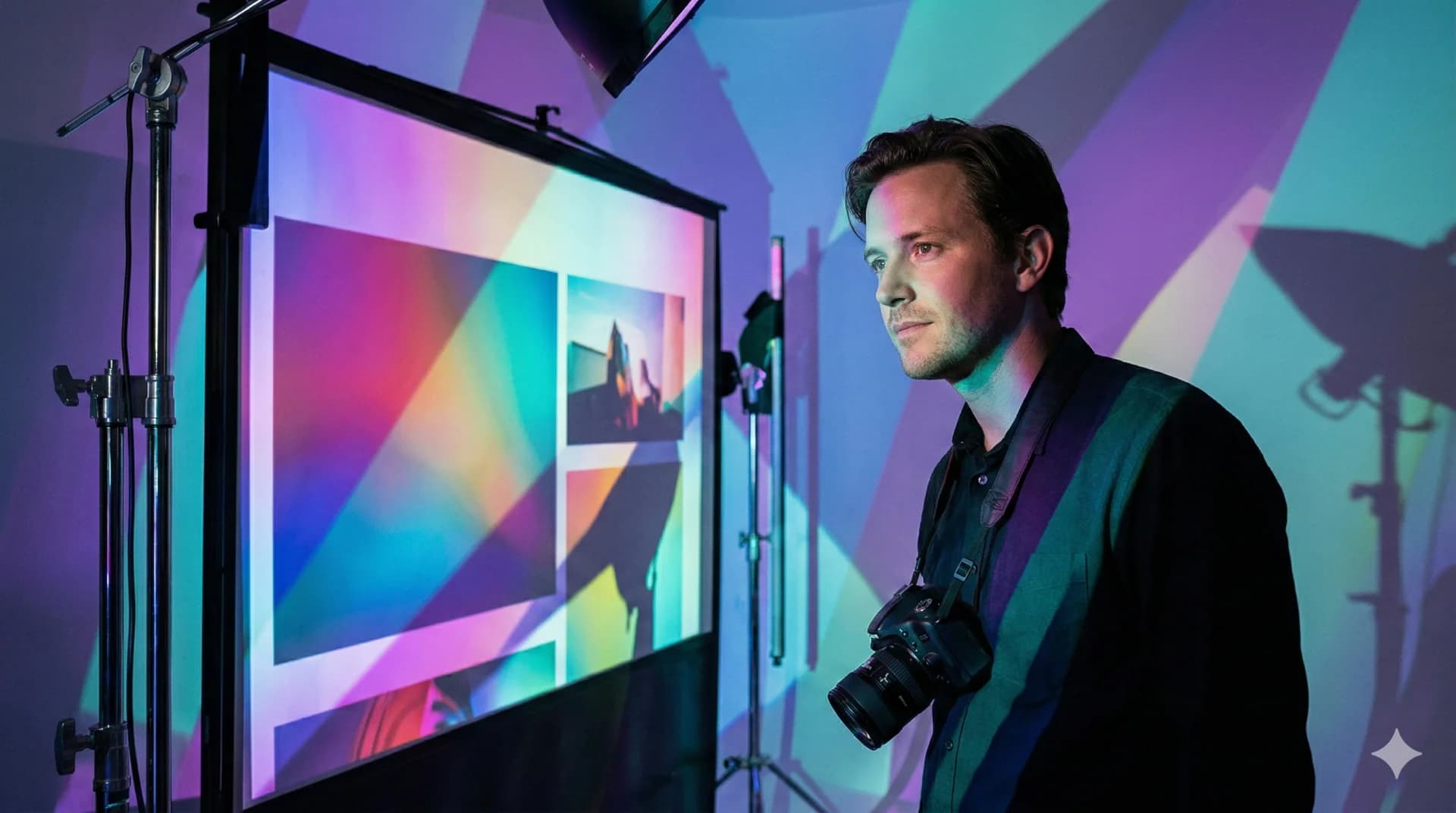 Fotograf mit professioneller Portfolio-Website und Galerie